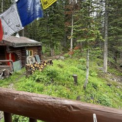 Plain of Six Glaciers Tea House - View from upstairs back porch