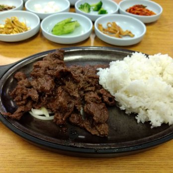 Korea House Restaurant - Bulgogi Lunch Special (half order) $8.99 - Korean Near Me - El Paso, Texas