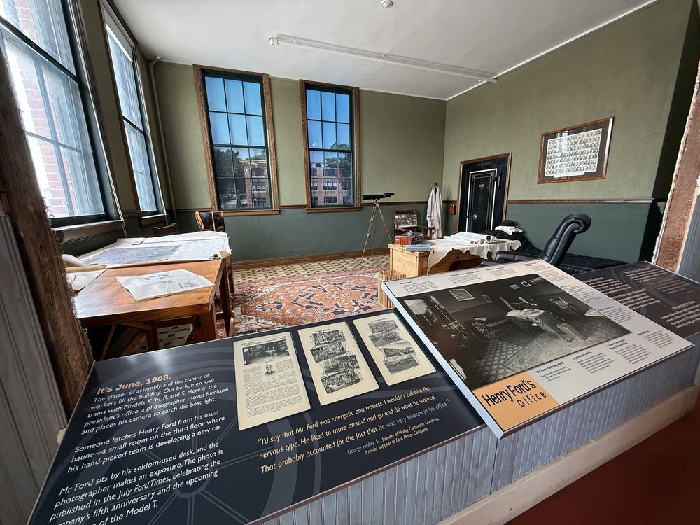 Social spots from Ford Piquette Avenue Plant