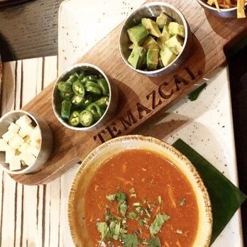 Temazcal Tequila Cantina - Chicken tortilla soup - Mexican Near Me - Boston, Massachusetts Temazcal Tequila Cantina - Chicken tortilla soup - Mexican Near Me - Boston, Massachusetts