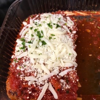 Paolo's Deli - Ready to go Eggplant Parmigiana to go for another day. Tasted someone's sauce and it was delicious. And no skin .... Love it! - Italian Near Me - Reno, Nevada Paolo's Deli - Ready to go Eggplant Parmigiana to go for another day. Tasted someone's sauce and it was delicious. And no skin .... Love it! - Italian Near Me - Reno, Nevada
