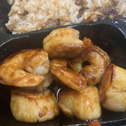 Entire amount if shrimp and scallops Entire amount if shrimp and scallops