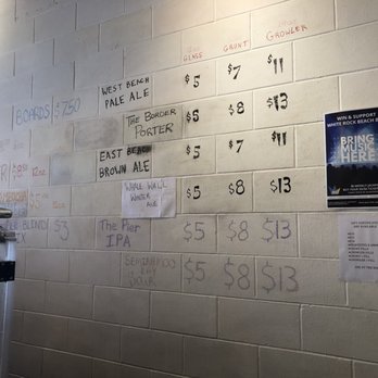 White Rock Beach Beer - Growler fill prices~ - Breweries Near Me - White Rock, British Columbia White Rock Beach Beer - Growler fill prices~ - Breweries Near Me - White Rock, British Columbia