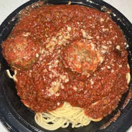 Spaghetti and meatballs
