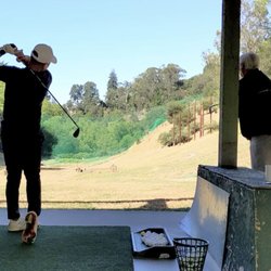 Gary Williams Golf Instruction and Lessons - Flushing some irons after some work with Gary