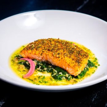 Flair Restaurant & Lounge - Salmon and Spinach Sauce - Lounges Near Me - Washington, DC, District of Columbia Flair Restaurant & Lounge - Salmon and Spinach Sauce - Lounges Near Me - Washington, DC, District of Columbia