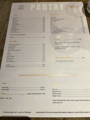 Menu photo 3 The Pantry Edinburgh, MLN Menu photo 3 The Pantry Edinburgh, MLN