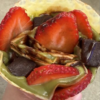 T-Swirl Crepe - Matcha Chocolate Truffles (Sweet Crepe) - Creperies Near Me - Flushing, New York T-Swirl Crepe - Matcha Chocolate Truffles (Sweet Crepe) - Creperies Near Me - Flushing, New York