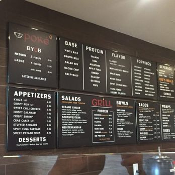 Poke2 Grill - The Menu - Poke Near Me - Downey, California