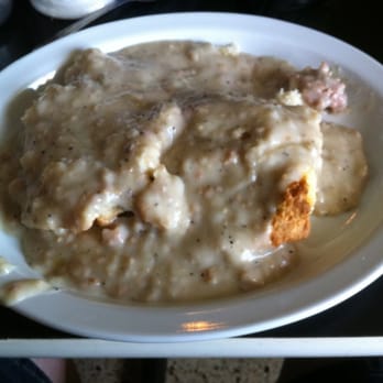 Florida Keys Cafe - Most excellent biscuits and sausage gravy (this is a 1/2 order!) - Breakfast & Brunch Near Me - Big Pine Key, Florida Florida Keys Cafe - Most excellent biscuits and sausage gravy (this is a 1/2 order!) - Breakfast & Brunch Near Me - Big Pine Key, Florida