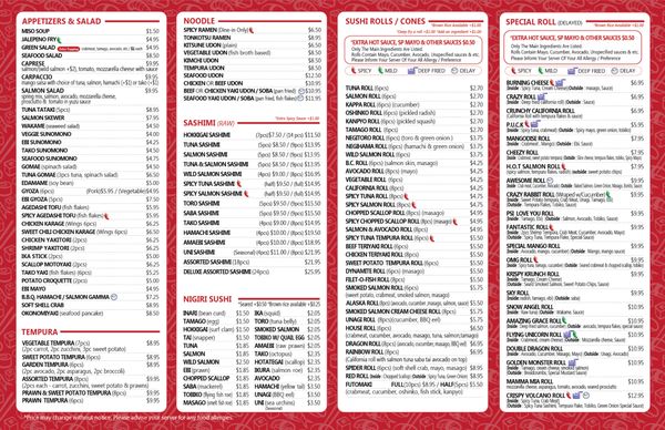 Menu photo 1 Sushi & Roll Surrey, BC