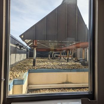Hampton Inn College Park - The terrible view from room 207 - Hotels Near Me - College Park, Maryland