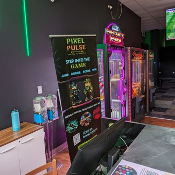 Elite Experience at Pixel Pulse Playzone - Yelp check-in QR code on the desk - Escape Games Near Me - Vaughan, Ontario Elite Experience at Pixel Pulse Playzone - Yelp check-in QR code on the desk - Escape Games Near Me - Vaughan, Ontario