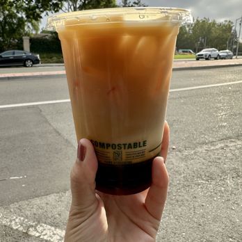 Voyager Craft Coffee - Americano with Bourbon syrup - Coffee & Tea Near Me - Santa Clara, California Voyager Craft Coffee - Americano with Bourbon syrup - Coffee & Tea Near Me - Santa Clara, California
