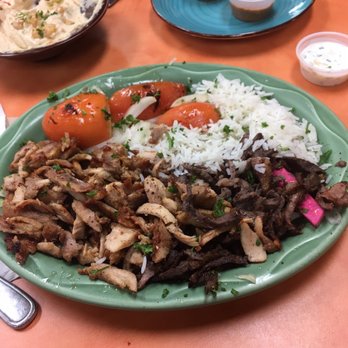 Shawarma Bistro - Half & Half Shawarma with beef/lamb and chicken - Mediterranean Near Me - Henrico, Virginia Shawarma Bistro - Half & Half Shawarma with beef/lamb and chicken - Mediterranean Near Me - Henrico, Virginia