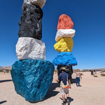 Seven Magic Mountains - Public Art Near Me - Las Vegas, Nevada