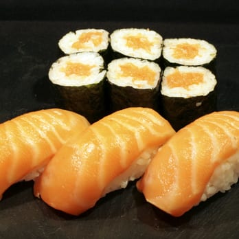 Asia Fu Loc - Menü 1: Lachs Menü mit Mini Frühlingsrollen für 6,90€
Sake Maki x 6; Sake Nigiri x3 - Sushi Bars Near Me - Berlin, BE Asia Fu Loc - Menü 1: Lachs Menü mit Mini Frühlingsrollen für 6,90€
Sake Maki x 6; Sake Nigiri x3 - Sushi Bars Near Me - Berlin, BE