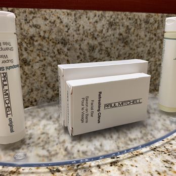 Courtyard by Marriott Killeen - Thank you, Marriott, for saying NO to wall mounted toiletry dispensers in the shower! - Hotels Near Me - Killeen, Texas