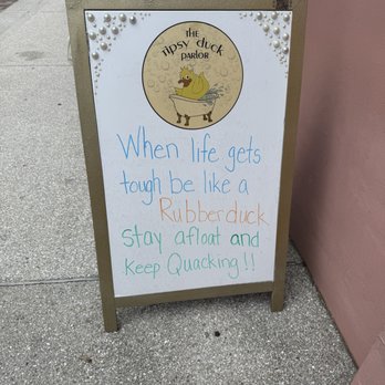 The Tipsy Duck Parlor - the sign outside - Cosmetics & Beauty Supply Near Me - St. Augustine, Florida