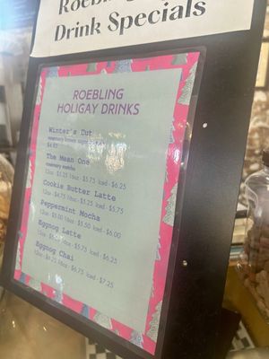 Menu photo 3 Roebling Books & Coffee Newport, KY