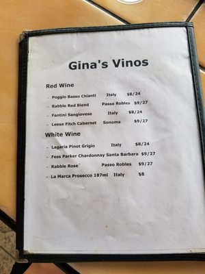 Menu photo 3 Gina's Pizza Laguna Beach, CA Menu photo 3 Gina's Pizza Laguna Beach, CA