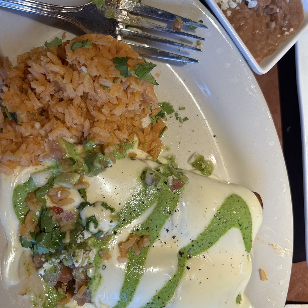 Mesero - Clearfork - Cremaqueso enchiladas (I know I always eat first before taking pic)! - Mexican Near Me - Fort Worth, Texas Mesero - Clearfork - Cremaqueso enchiladas (I know I always eat first before taking pic)! - Mexican Near Me - Fort Worth, Texas