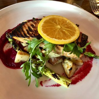 Rock Harbor Grill - Maple Citrus Brined Salmon - Gastropubs Near Me - Orleans, Massachusetts