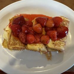 Sam's Family Restaurant - Stuffed French Toast with Streawberries