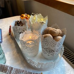 Gasthaus Krone Fam. Wurst - Weihnachtsdekoration auf dem Tisch