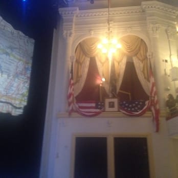 Ford's Theatre - After shooting the President, a Booth jumped to the stage, breaking his leg, and still got away! Craziness! - Performing Arts Near Me - Washington, DC, District of Columbia Ford's Theatre - After shooting the President, a Booth jumped to the stage, breaking his leg, and still got away! Craziness! - Performing Arts Near Me - Washington, DC, District of Columbia