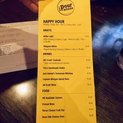 Menu photo 4 The Pour House Exton, PA