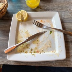 L'Auberge des Platanes - Cleaned my plate!