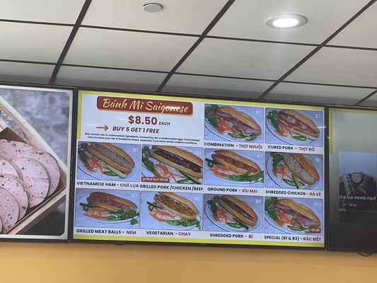 Menu photo 2 Banh Mi Saigonese Falls Church, VA