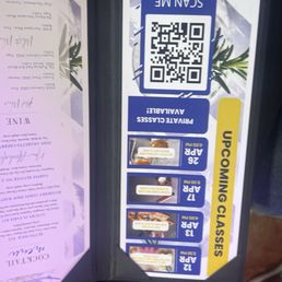 Menu and events