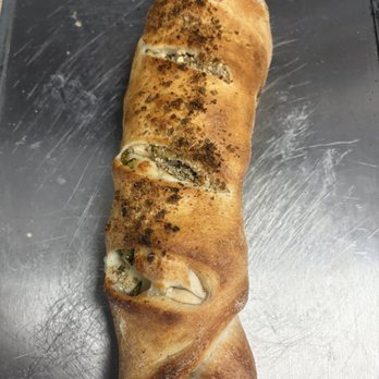 D Romano Pizza - Sausage and hot pepper roll - Pizza Near Me - Bronx, New York D Romano Pizza - Sausage and hot pepper roll - Pizza Near Me - Bronx, New York