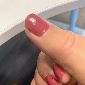 KT Nails & Spa - Plastic layer came off and revealed a pitted color. - Nail Salons Near Me - Carlsbad, California