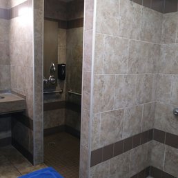 The biggest, cleaniest showers at a truck stop thus far