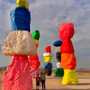 Seven Magic Mountains - Public Art Near Me - Las Vegas, Nevada Seven Magic Mountains - Public Art Near Me - Las Vegas, Nevada