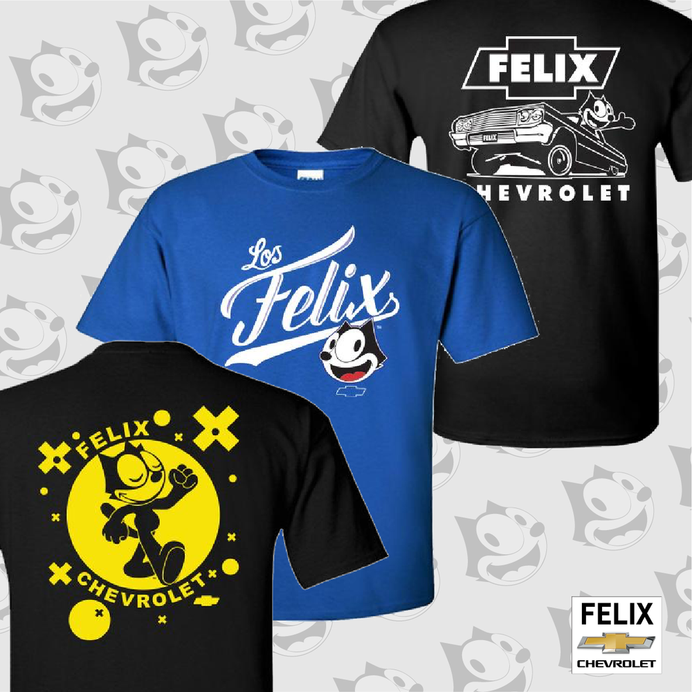 felix the cat chevrolet shirt