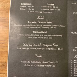 Krazy Chicken International - Menu 1