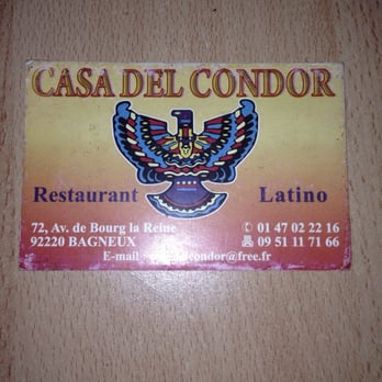 Casa del Condor - Latin American Near Me - Bagneux, 92