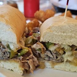 Rennie's Landing - Cheese steak with tots