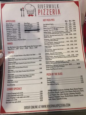 Menu photo 3 Riverwalk Pizzeria - Lake Forest Sanford, FL Menu photo 3 Riverwalk Pizzeria - Lake Forest Sanford, FL