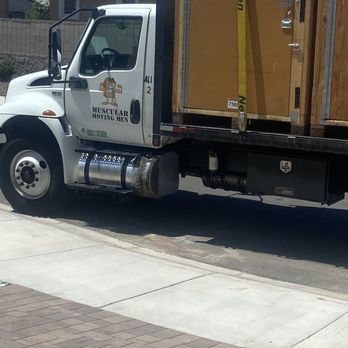 Muscular Moving Men and Storage - Picture of truck and pods. - Movers Near Me - Phoenix, Arizona Muscular Moving Men and Storage - Picture of truck and pods. - Movers Near Me - Phoenix, Arizona