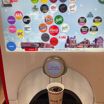 Five Guys - pop machine - Burgers Near Me - Scottsdale, Arizona