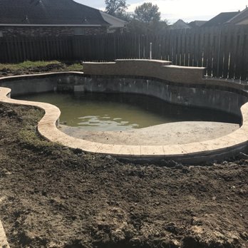 Premier Pools & Spas - Yup a pool of gunite rain and ground water about 5 feet deep - Pool & Hot Tub Service Near Me - Mandeville, Louisiana Premier Pools & Spas - Yup a pool of gunite rain and ground water about 5 feet deep - Pool & Hot Tub Service Near Me - Mandeville, Louisiana