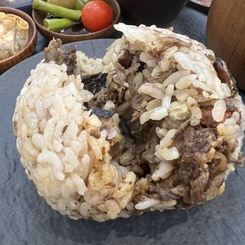 Kiwa - Beef rice ball broken - Cafes Near Me - Louisville, Kentucky Kiwa - Beef rice ball broken - Cafes Near Me - Louisville, Kentucky