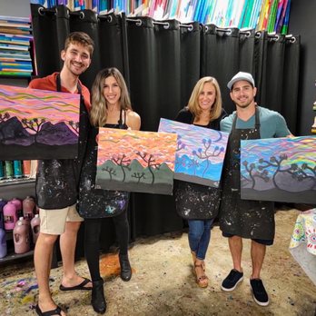 Paint 'n Pour - Joshua tree paint night - Paint & Sip Near Me - Redondo Beach, California