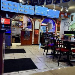 Aztec Burgers & More - Order at the counter or at your table. "Maria" is a sweetheart!