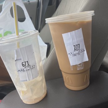McDonald's - Difference between a Lg coffee haha . - Burgers Near Me - San Marcos, California